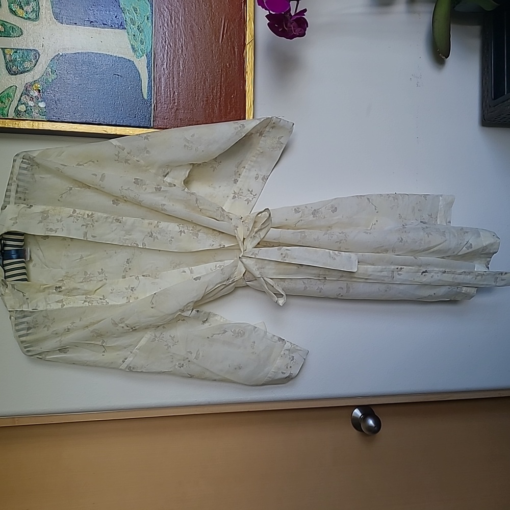 Zara Home sheer cotton Robe sz M pestined